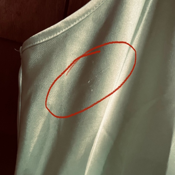 Chelsea & Violet  Satin Swing Neck Midi Slip Dress in Light Green Size XL - Picture 12 of 13